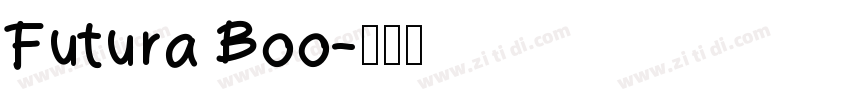 Futura Boo字体转换